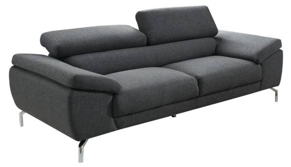 Sofa GRETEL Grau - Textil - 109 x 73 x 216 cm