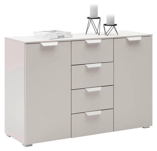 Kommode BRIONA Beige - Holzwerkstoff - 120 x 80 x 42 cm