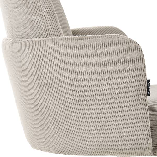 Bürostuhl DRYDEN Beige - Taupe - Weiß