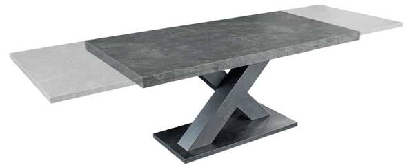 Esstisch MONTREAL Grau - Holzwerkstoff - 180 x 76 x 90 cm