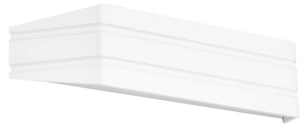 Lampe murale Blanc - Aluminium - 35 x 8 x 8 cm
