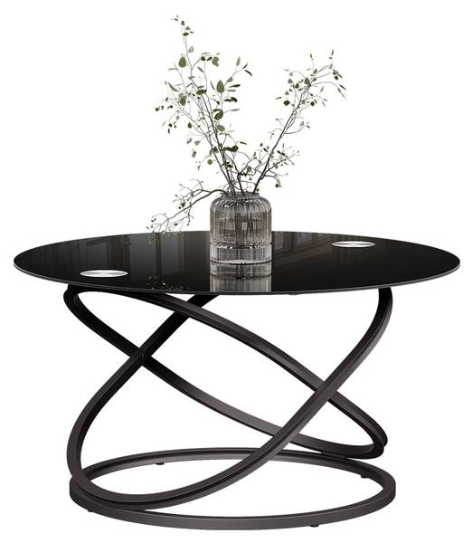 table basse Calgary 58502 Noir brillant