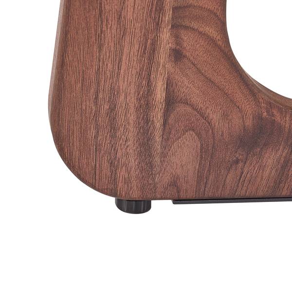 Beistelltisch GAILLARD Braun - Holz teilmassiv - 50 x 50 x 1 cm