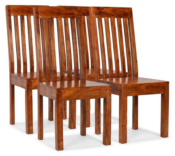 Esszimmerstuhl 275273 4er Set Braun - Massivholz - 42 x 90 x 49 cm
