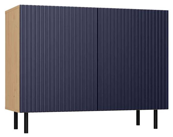 Kommode Carmen Blau - Holzwerkstoff - 100 x 78 x 40 cm