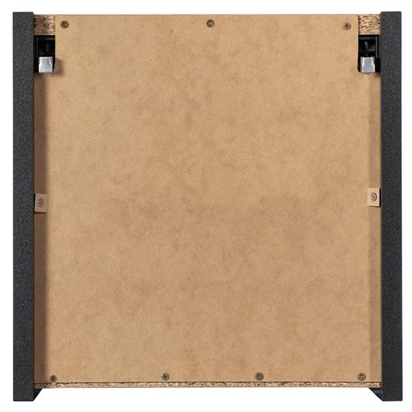 Hängeschrank NEWPORT-56-8 Schwarz - Holzwerkstoff - 30 x 30 x 19 cm