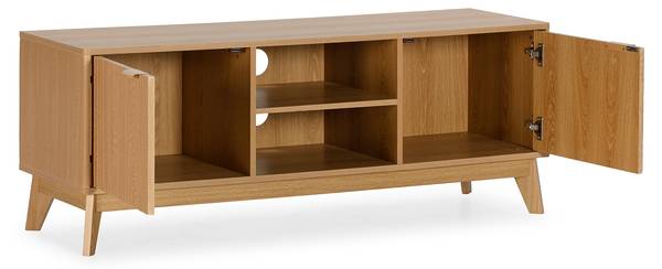 TV-Schrank Oporto Braun - Holzwerkstoff - 130 x 50 x 40 cm