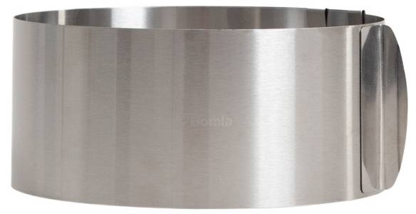 Kuchenrand ONTARIO Silber - Metall - 30 x 8 x 16 cm