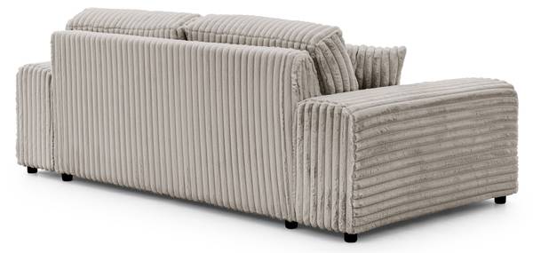 Sofa 3 Sitzer Mollis Hellgrau