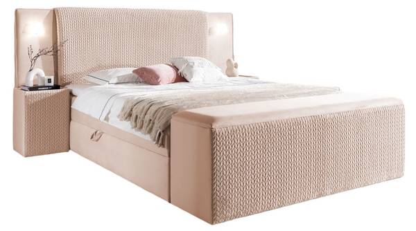 Boxspringbett MARTEN Set.4 Breite: 153 cm