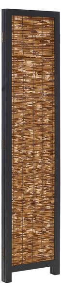 Paravent 3033 Marron - En partie en bois massif - 120 x 170 x 2 cm