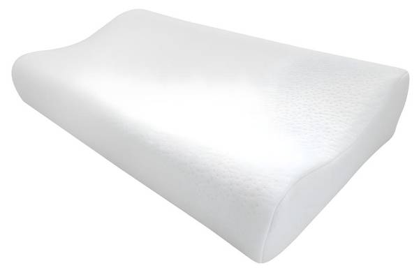 Kopfkissen SLEEPY Weiß - Textil - 50 x 10 x 30 cm