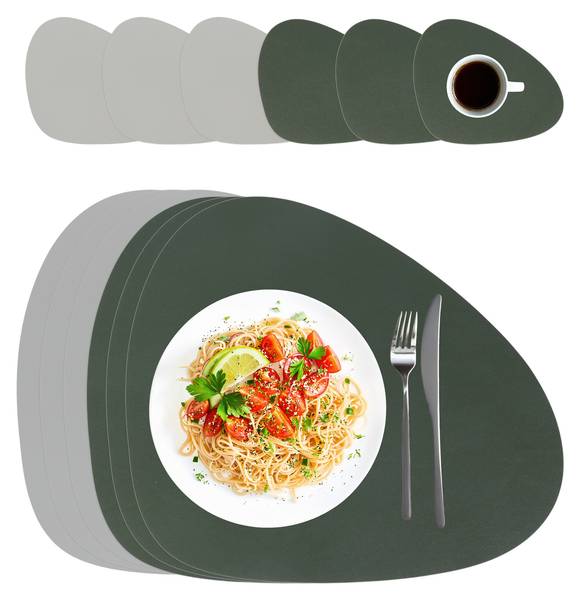 Platzdeckchen mit Untersetzern 6er Set kaufen