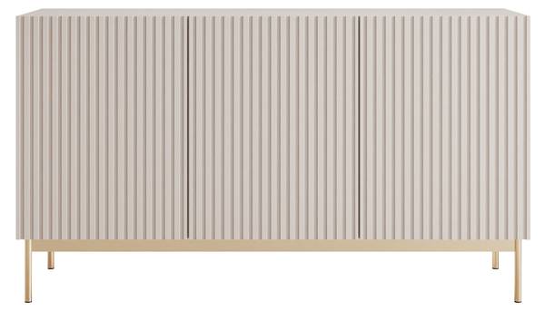 Dressoir LINEARIS grijs - melamine - 139 x 79 x 35 cm