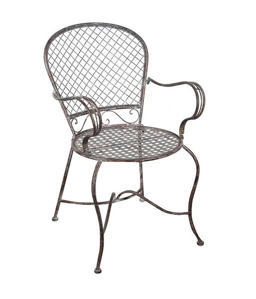 Gartenstuhl EDEN Schwarz - Eisen - 55 x 95 x 57 cm