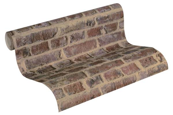 Vliestapete 371611-GU Braun - Fleece - 53 x 1005 x 1 cm