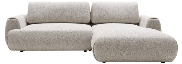 Schlafsofa MONELIA Hellgrau - 167 x 270 cm