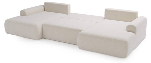 Ecksofa Aurora Weiß