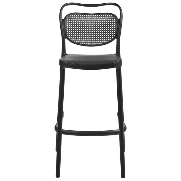 Hocker CELLENO 2-tlg Schwarz - Kunststoff - 44 x 106 x 48 cm