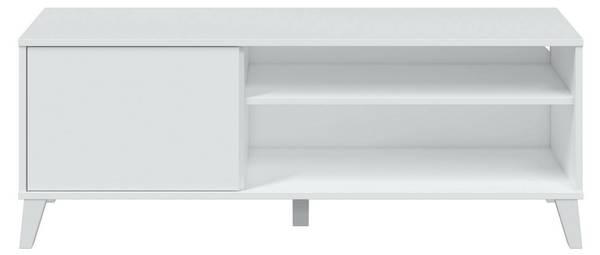 Fernsehschrank Ocosta Weiß - Holzwerkstoff - 135 x 50 x 40 cm