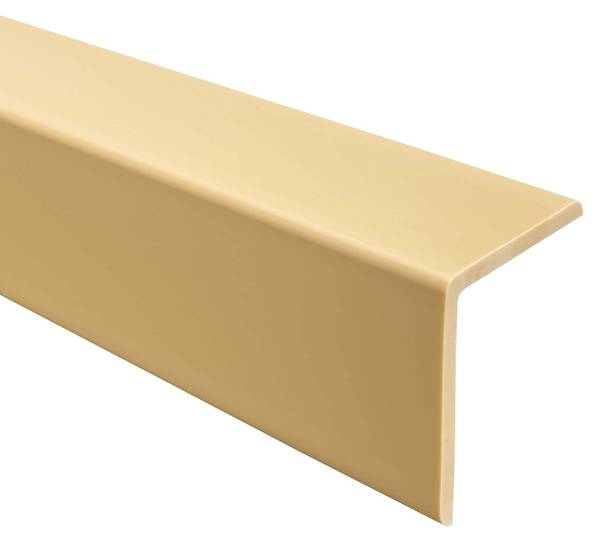 Winkelprofil Kantenschutz 735-KM Weiß - Kunststoff - 2 x 3 x 130 cm