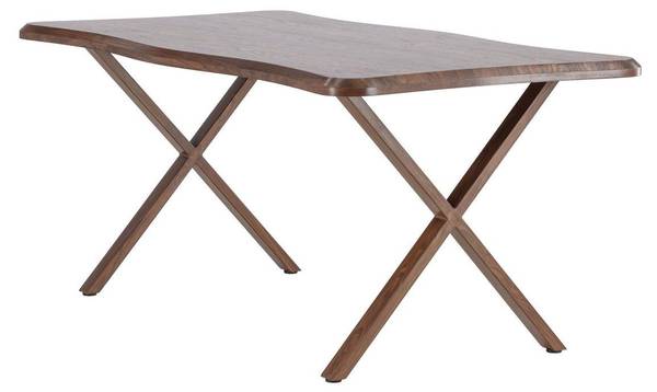 Esstisch Fiona Braun - Holzwerkstoff - 180 x 75 x 90 cm