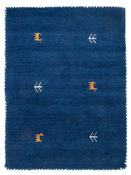 Kurzflorteppich Naturals Blau - Naturfaser - 60 x 2 x 90 cm