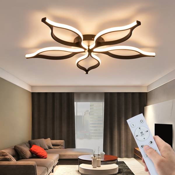 LED Deckenleuchte q00 Schwarz