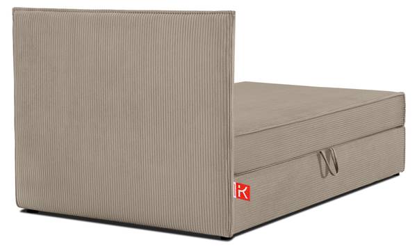 Boxspring ROTI beige - Ligoppervlak breedte: 100 cm