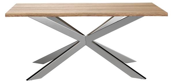 Tischplatte NOAH Braun - Holz teilmassiv - 160 x 4 x 90 cm