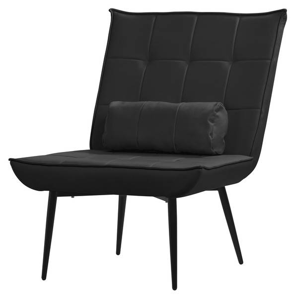 Relaxsessel mit Lendenkissen HOUSTON Schwarz