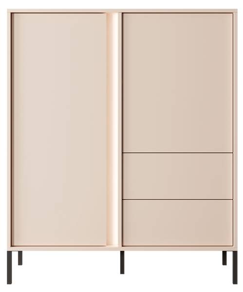 Highboard DAST Braun - Holzwerkstoff - 103 x 123 x 40 cm