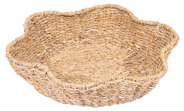 Corbeille ELSA Marron - Rotin - 42 x 9 x 42 cm