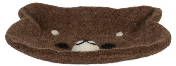 Dekoration Schale Bär Cosy Martina Braun - Textil - 13 x 3 x 15 cm