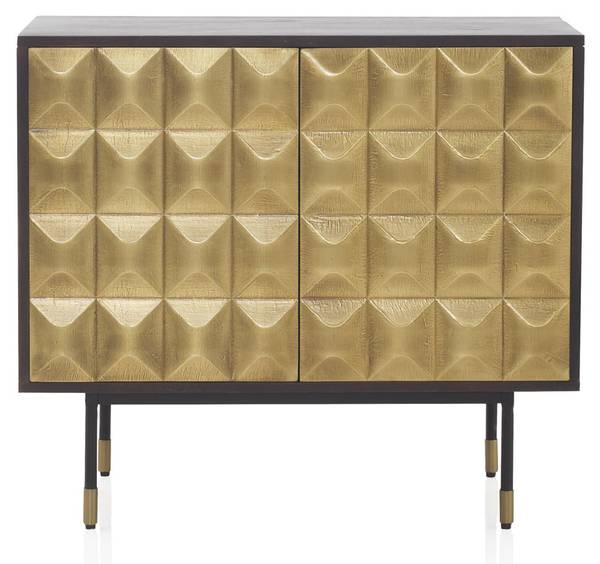 Sideboard  10838 Braun - Holz teilmassiv - 85 x 75 x 40 cm