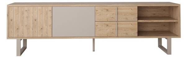 TV-Möbel MILLAY Braun - Holzwerkstoff - 40 x 52 x 180 cm