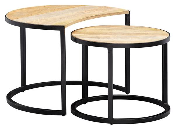 Satztisch ESINO 2er-Set Beige