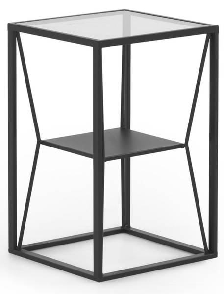 Beistelltisch  11293 Schwarz - Metall - 32 x 50 x 32 cm