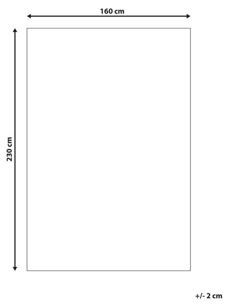 Teppich GAYA Beige - Grau - Bambus - 160 x 230 cm