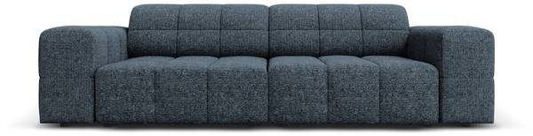Sofa CHICAGO Hochglanz Nachtblau
