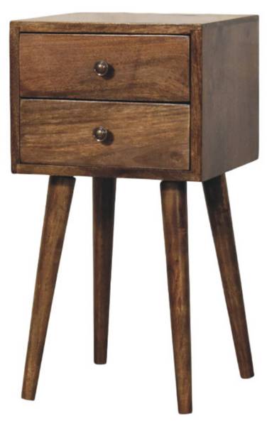 Table de chevet Nordic Marron - Manguier - 30 x 57 x 30 cm