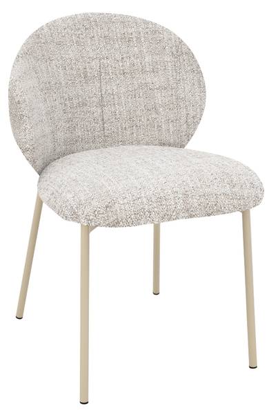 Stühle AMBRE 2er-Set Beige - Webstoff - 48 x 80 x 60 cm