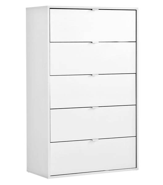 Kommode Die Stilvolle Weiß - 80 x 117 cm