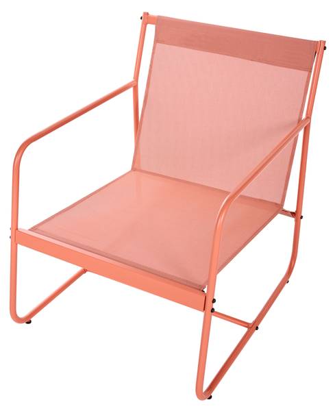 Sitzgruppe FORMELLO 13-tlg Beige - Rot - Metall - 75 x 87 x 75 cm
