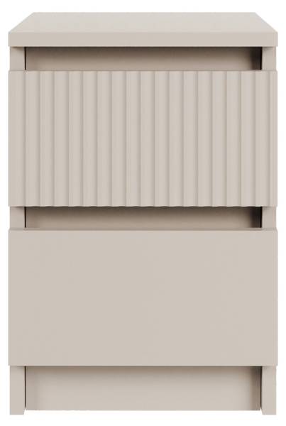 Nachtkastje SANDIA grijs - melamine - 30 x 44 x 36 cm