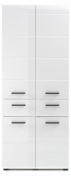 Standtype SkinGloss Bad Weiß - Holz teilmassiv - 60 x 182 x 31 cm