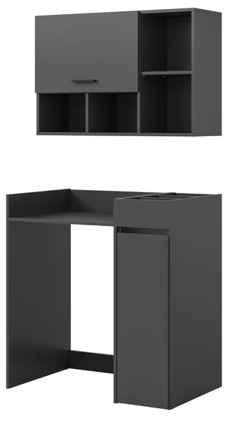Waschmaschinenschrank Flexy 3-teilig 95 x 195 x 60 cm