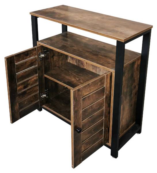 Wandschrank JUNZIJ03 Braun - Holzverbundwerkstoff - 71 x 78 x 31 cm