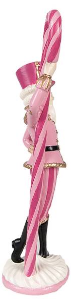 Figur Nussknacker Weihnachten-Emmett Pink - Kunststoff - 6 x 23 x 9 cm