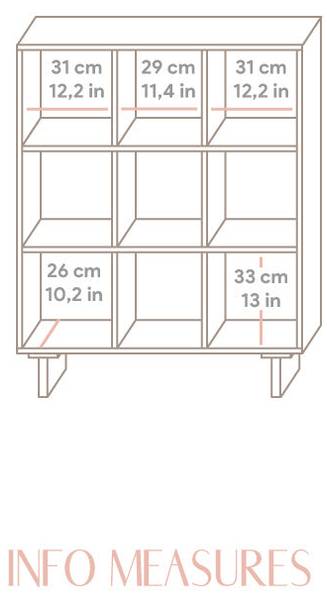 Standregale Morell Unlackiert Braun - Kiefer - 98 x 121 x 30 cm